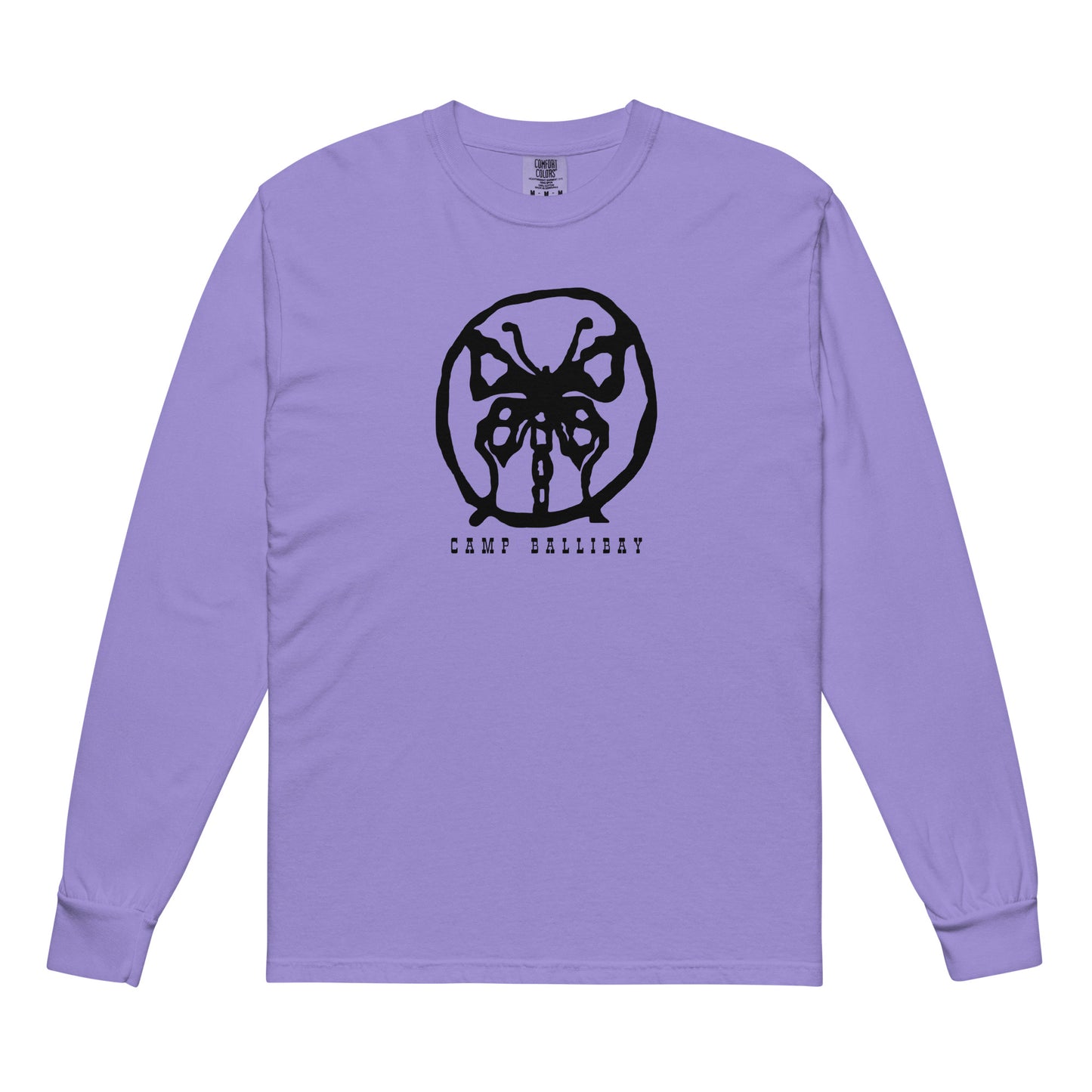 Dottie's Butterfly Comfort Colors Long Sleeve Shirt